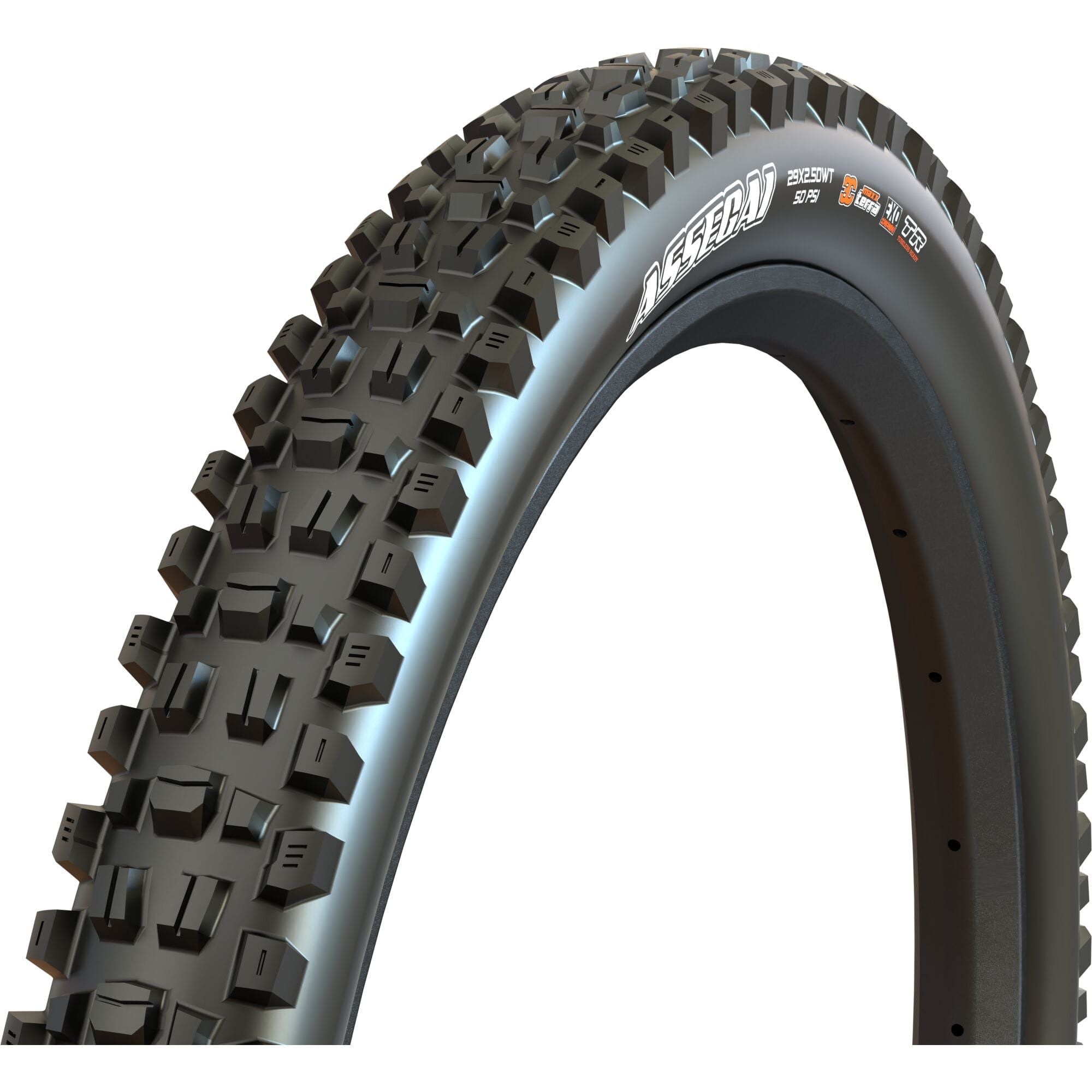 Maxxis Assegai 29 x 2.60 Tubeless Foldable Tyre 60 TPI 3C MaxxTerra EXO+ Trail Bike Tire | Swinnerton Cycles
