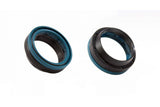 Enduro Bearings HyGlide Fork Seals for bike suspension forks, shown in a close-up image of the high-quality fork components.