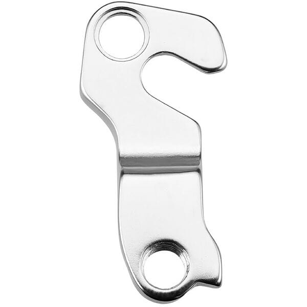 M Part Gear Hanger for bike frame protection and replacement, mounted on a bike frame, showcasing durable bike component.