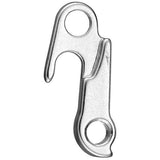 M Part gear hanger for bikes, durable replacement component, showing the metal gear hanger with mounting holes and brand markings.