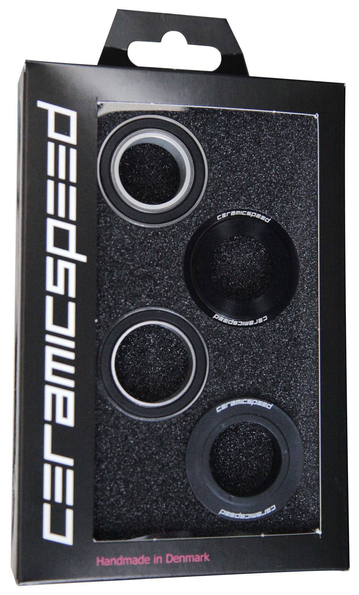 Trek CeramicSpeed SRAM BB90/95 bottom bracket kit in grey, 90mm length, no axle, for bicycle component installation
