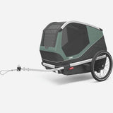 Thule Bexey Medium Dog Bike Trailer with ventilation and easy access, designed for pet transport during bike rides.
