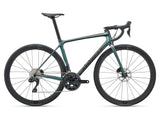 Giant TCR Advanced Pro Disc 1 Di2 road bike with Shimano 105 electronic shifting, carbon frame, and disc brakes.