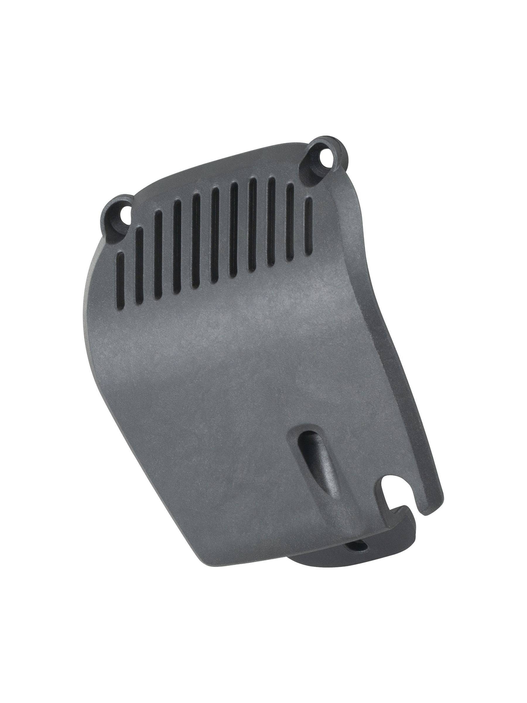 Black Trek Domane+ AL BB motor cover for bike components, designed to protect the motor area of the Trek Domane+ AL bike.