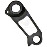 Wheels Manufacturing replaceable derailleur hanger dropout for bike frames, showing metal component with mounting holes.