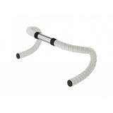 Brooks Cambium rubber bar tape with padded grip and bar end plugs for cycling handlebars.
