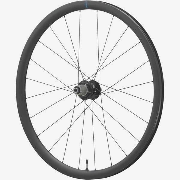 Shimano GRX WH-RX880 700C rear gravel wheel with 12-speed 12x142mm center lock disc brake for gravel riding.