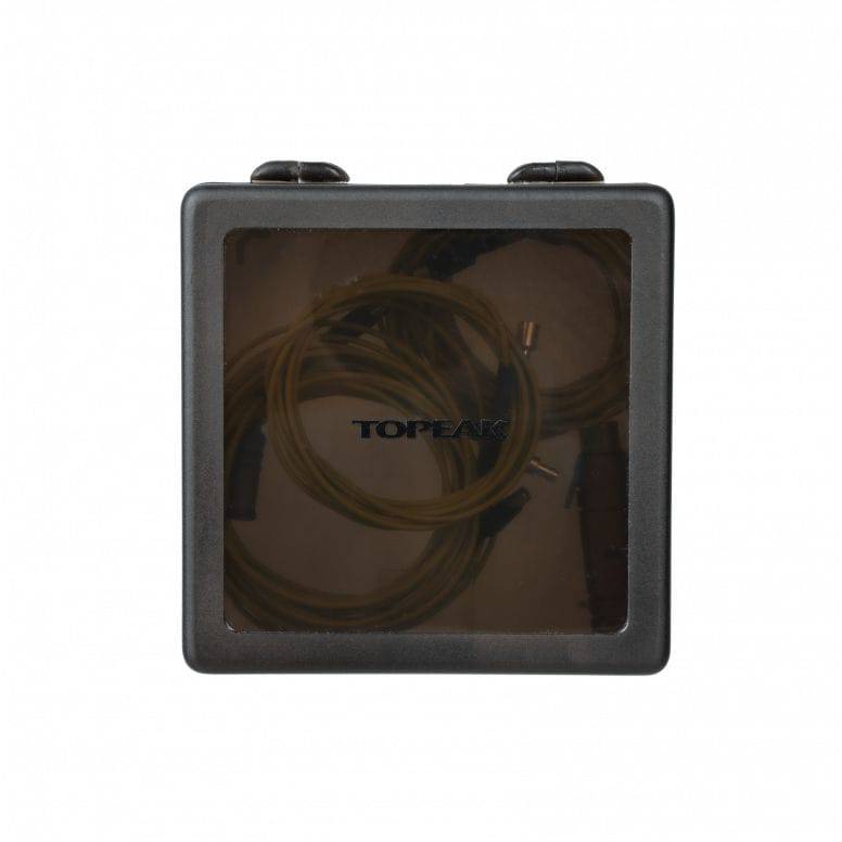 Topeak Team Issue Silver Internal Cable Routing Set for bike frame cable management, workshop installation tool.