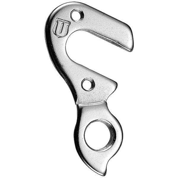 M Part Gear Hanger Cube for bike frame protection and replacement, showing the compact metal component with mounting holes.