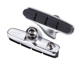 BBB Roadstop Shimano Cartridge Brake Pads for Shimano and SRAM systems, shown in a close-up image of the components.