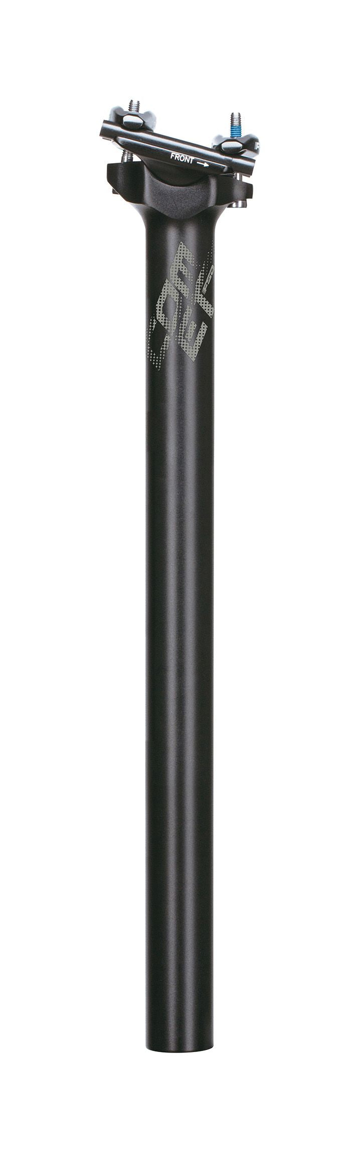 FSA seatpost top clamp assembly for MTC bikes, showcasing durable, adjustable component with metal construction and quick-release lever.