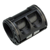 Problem Solvers Bushnell eccentric bottom bracket for tandem and single-speed bikes, showing the metal component with threaded edges