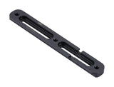 BBB AdaptRail Mounting Bracket BBC-120 for bike bottle cages and accessories, shown attached to a bike frame.