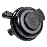 ID Horns & Bells Standard Steel Dome Horn with left-hand thumb lever mechanism, showing the metal dome and lever on a plain background.