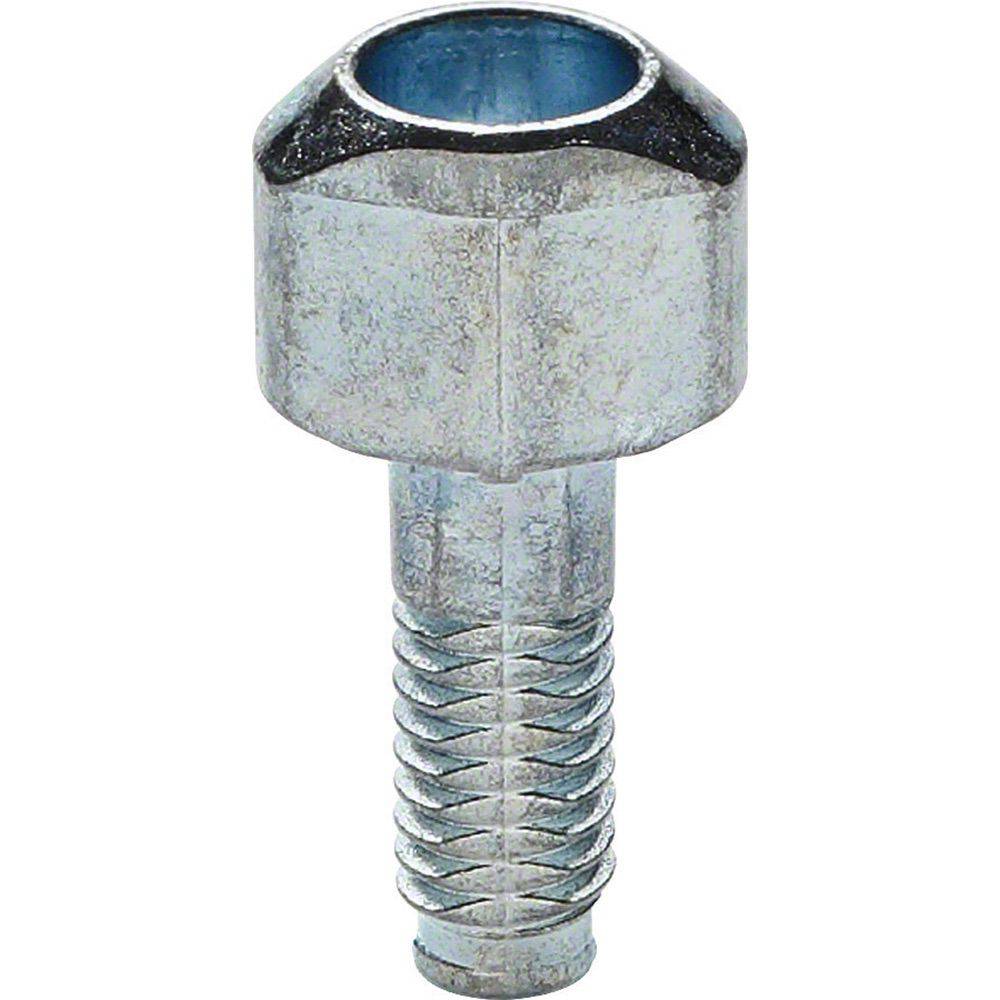 Campagnolo 9X rear cable adjuster spare part for precise gear tuning, showing the small component with cable attachment.