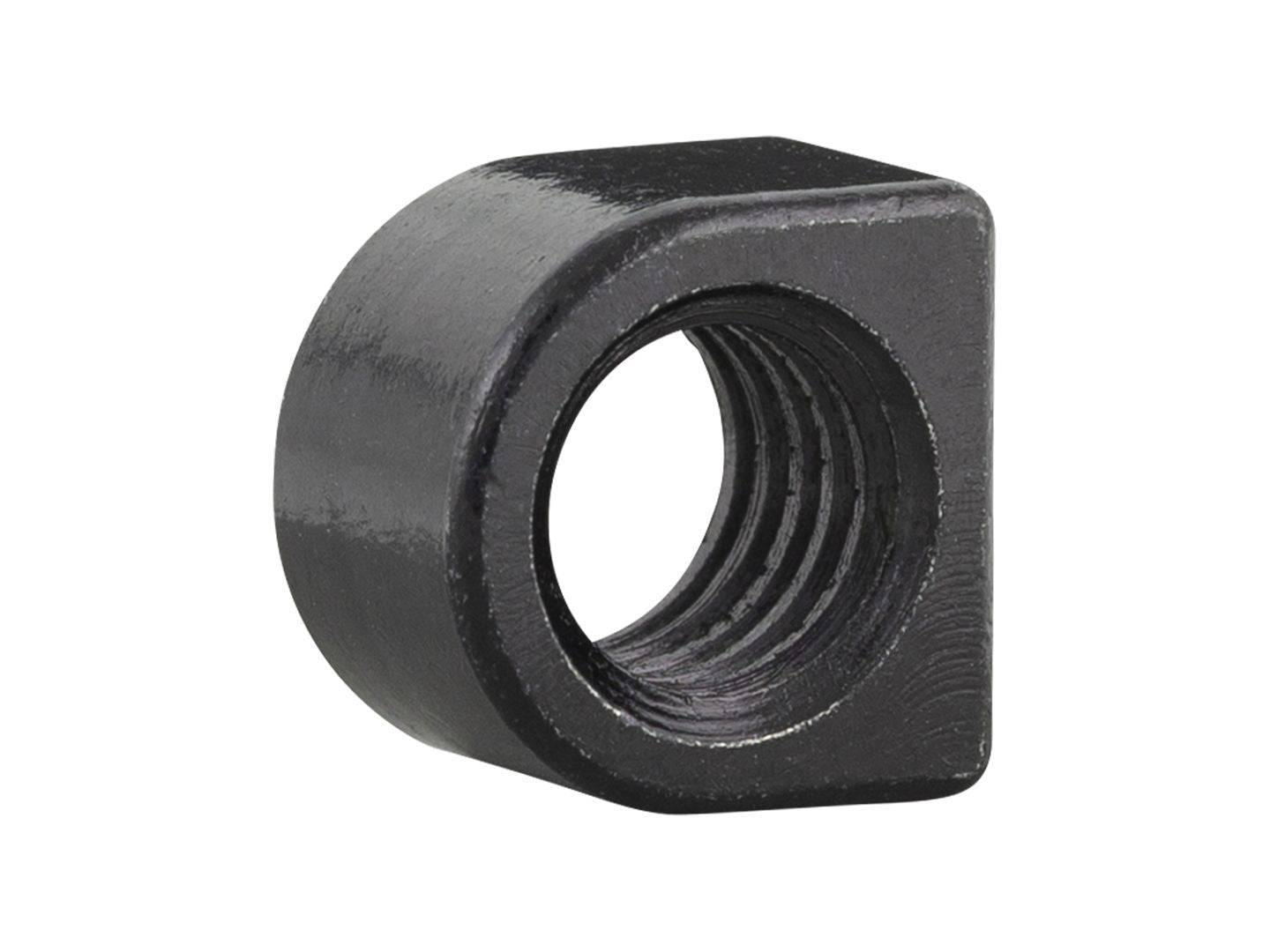 Trek 2024 Fuel EXe alloy motor mount D-Nut black M8 fastener for e-bike components, shown in close-up.