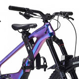 Black Kids Ride Shotgun 2.0 child bike seat frame mount for kids, shown as a sleek accessory for safe bike riding.