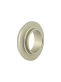 Trek 2022 Top Fuel 29 bike component, gold 3mm x 10mm seatstay pivot hat spacer, close-up view of the metal part