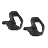 Zefal Half Toe-Clips for cycling pedals, showing black plastic clips with metal straps for secure pedal grip and cycling component use.