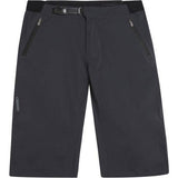 Madison DTE men's 3-layer waterproof cycling shorts with breathable fabric, shown on a model for outdoor riding.