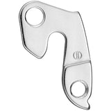 Durable M Part gear hanger for bike components, compatible with various bike brands, shown in close-up with metal construction.