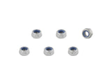 Black Bontrager Trek M5 locknut for bike components, M5 x 8mm size, ensuring secure fit and reliable fastening.