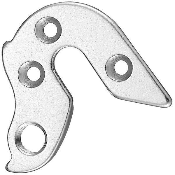 Durable M Part gear hanger replacement component for Eddy Merckx bikes, shown in black with mounting holes for easy installation.
