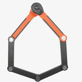 Kryptonite Evolution 790 Folding Bike Lock 90cm, Sold Secure Gold approved for e-bikes, shown coiled with locking mechanism visible.