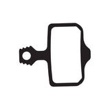 Aztec sintered disc brake pads for Avid Elixir and SRAM DB XX XO mountain bike brake systems, showing close-up of brake pad surface.