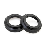 Halo WL Disc front axle ends replacement spares for bike hubs, showcasing metal components and installation details.