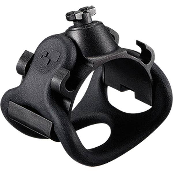 Infini Lava rear light bracket, durable accessories for secure rear light mounting on bikes, in black finish.