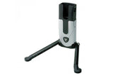Topeak Flash Stand Fat adjustable mountain bike stand in black and silver, supporting bikes securely for maintenance or display.