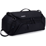 Thule RoundTrip 55L bike duffel bag with organized compartments, durable cycling gear bag for travel and storage.