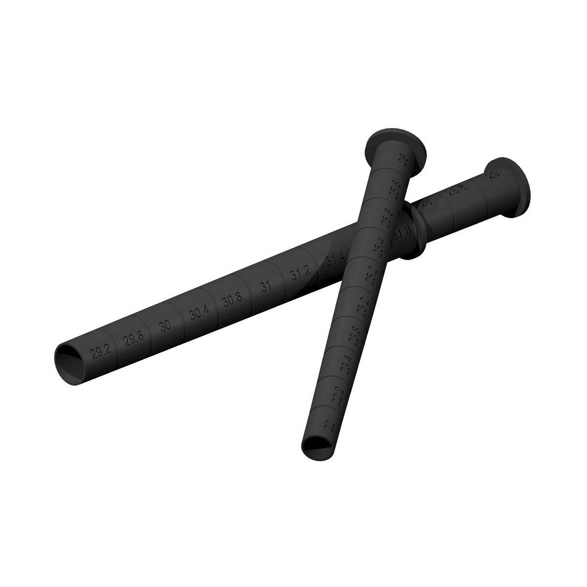 Cyclo Tools workshop seat post sizing gauge for accurate bike seat post measurements, featuring a compact, durable tool for cyclists.