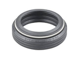 Bontrager Line Elite 34.9mm dropper post dust seal replacement in black, showcasing the component for bike maintenance.