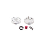 Fox Shock Flow Divider Kit components for F-S FIT CTD adjustable rear shocks, showing detailed parts and connectors.