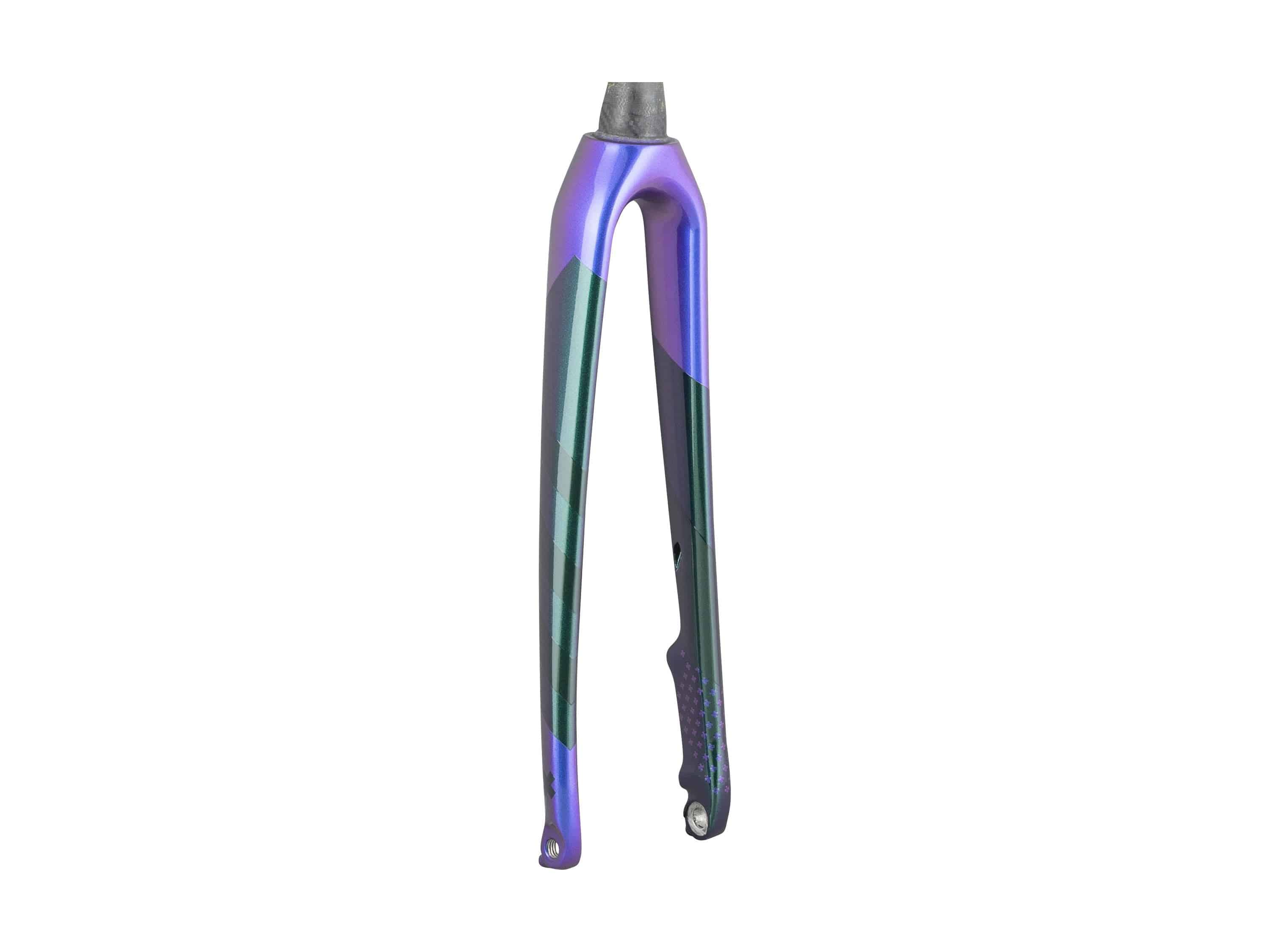 Trek Crockett F/S rigid gravel bike fork with durable steel construction and precise handling, shown mounted on a gravel bike.