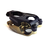Renthal Duo MTB stem with 40mm and 50mm reach, 10° rise, mountain bike handlebar clamp, durable bike component.