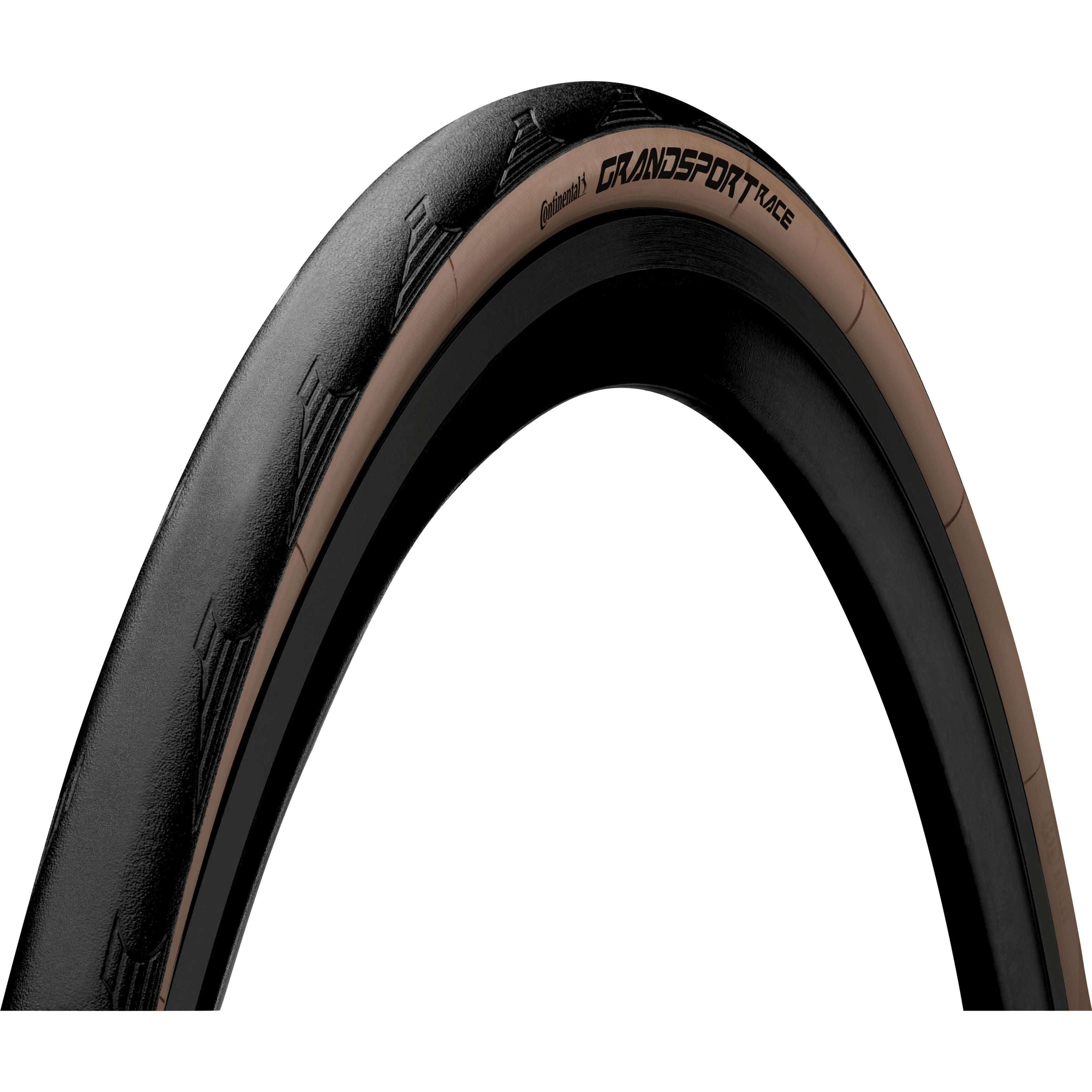 Continental Grand Sport Race Foldable Tyre 2022: BLACK/BROWN 700X28C | Swinnerton Cycles