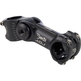 Deda Elementi adjustable bike stem with micro angle adjustment for 31.7mm handlebars, shown from side view.