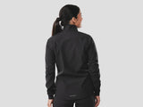Trek Circuit Women's waterproof rain cycling jacket in lightweight, packable design, shown in a vibrant color.