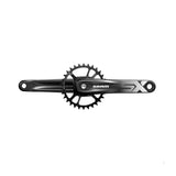 Sram SX Eagle Boost 148 Powerspline 12-speed crankset with 32T X-Sync 2 chainring, mountain bike component, close-up view