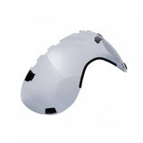 MET Drone helmet replacement shield in smoke medium with wide body mag-clip for motorcycle or biking safety and protection.