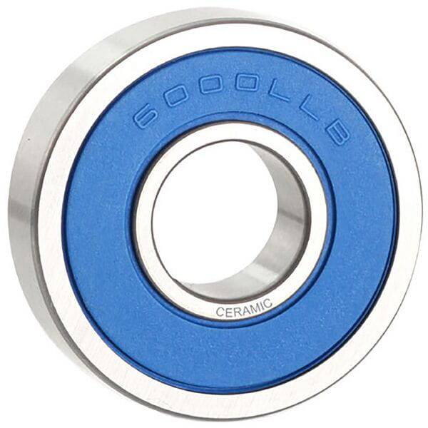 Ceramic bicycle bearing M Part 6000 LLB with ABEC-5 seals, 10x26x8 mm, showing the sealed bearings and internal components