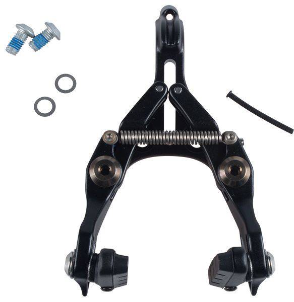 Trek Speed Concept right rear brake in black, rear brake replacement component, showing the brake caliper and mounting hardware.