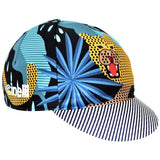 Unisex Cinelli Sharp Teeth Cap headwear by Lida Ziruffo, featuring a stylish Italian design with bold sharp teeth pattern.