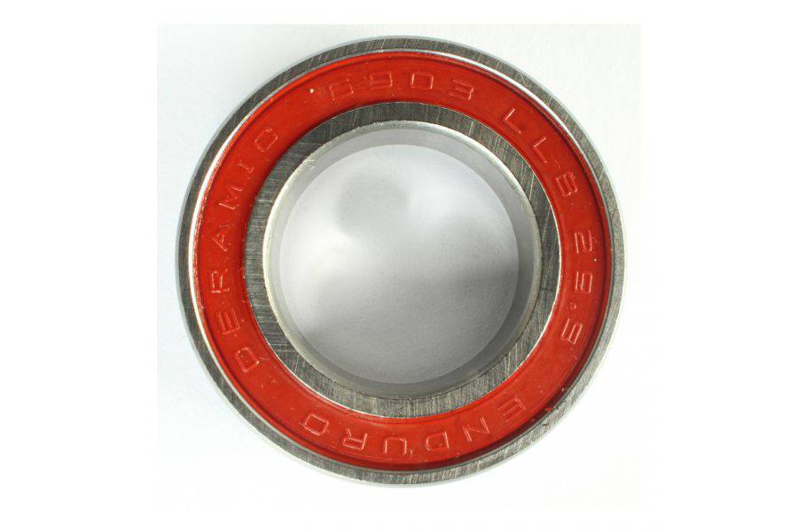 Enduro Bearings 6903/29.5 LLB ceramic hybrid bearing for bike hubs and bottom brackets, featuring precision components and sleek design.