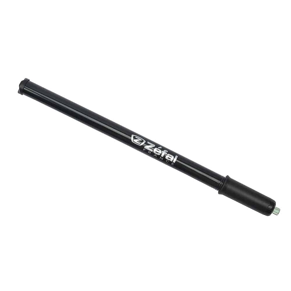 Zefal Hand Pump 800 with Schrader valve, frame fit bike pump and peg mount, compact cycling accessory in black