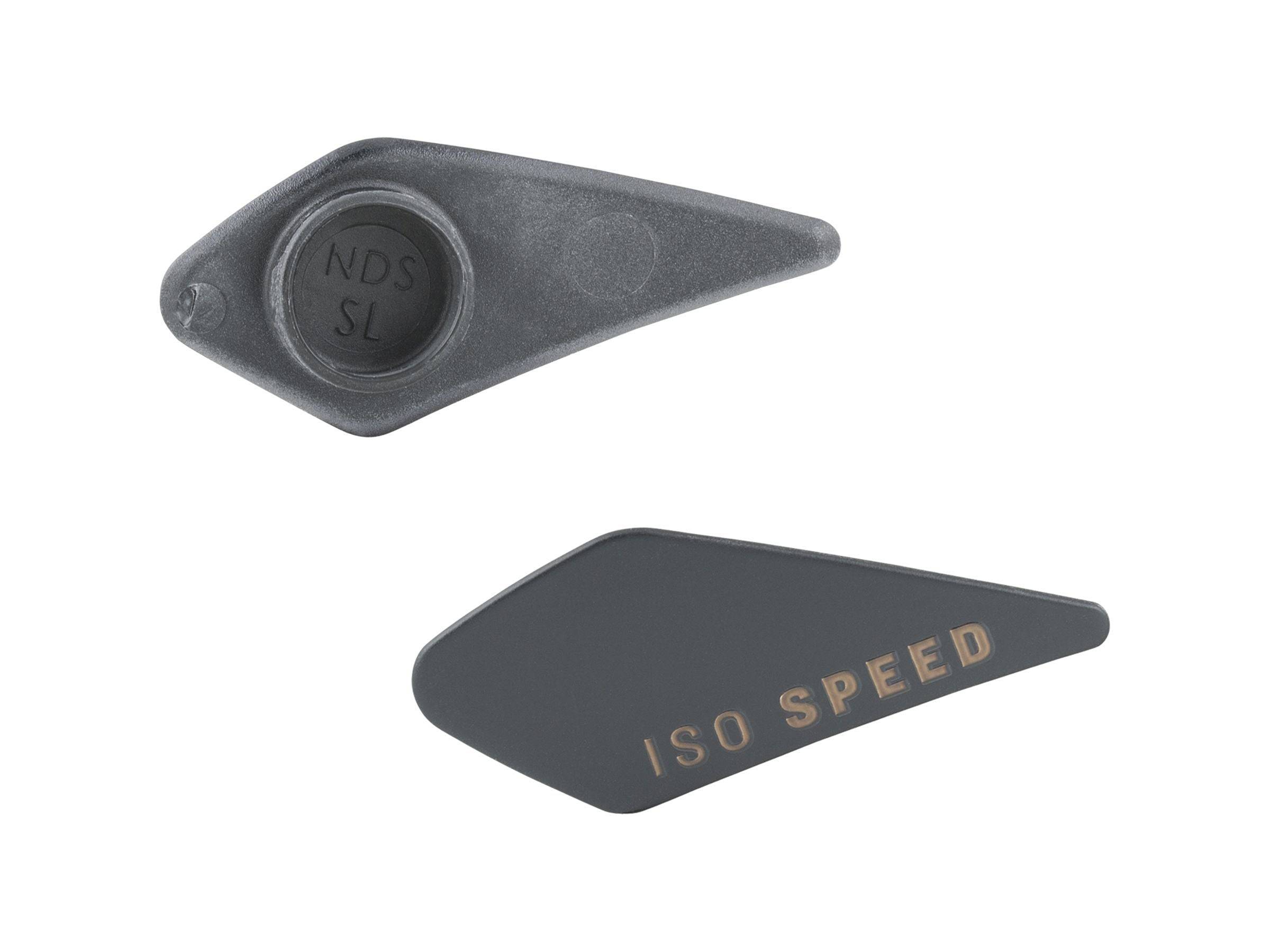Trek 2022 Domane SL rear IsoSpeed seat tube cover in black, genuine bike component for enhanced ride comfort.