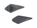 Trek 2022 Domane SL rear IsoSpeed seat tube cover in black, genuine bike component for enhanced ride comfort.
